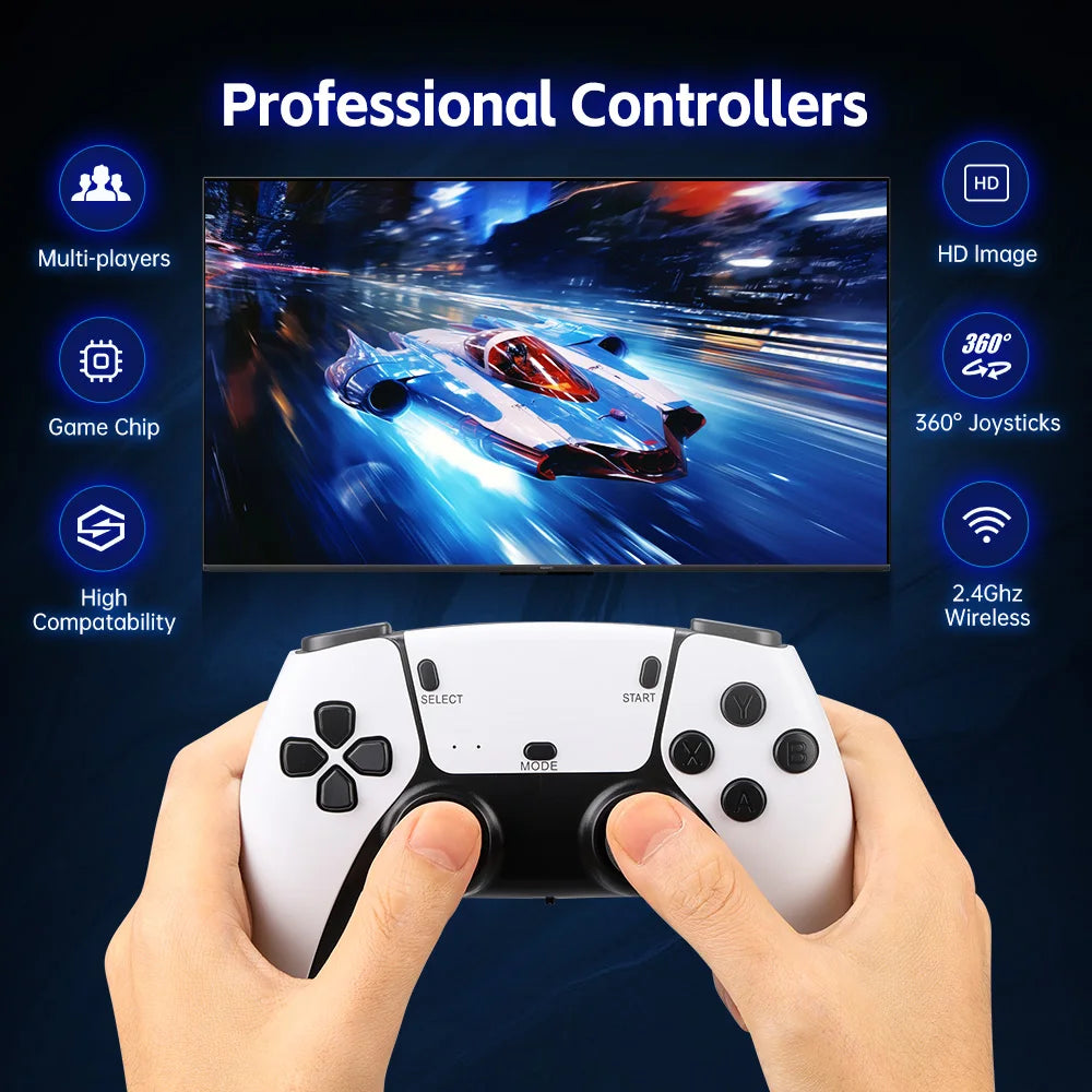 NostalgieBox 4K - Herbeleef je jeugd met deze Retro 4K Mini Console + 20.000 spellen.