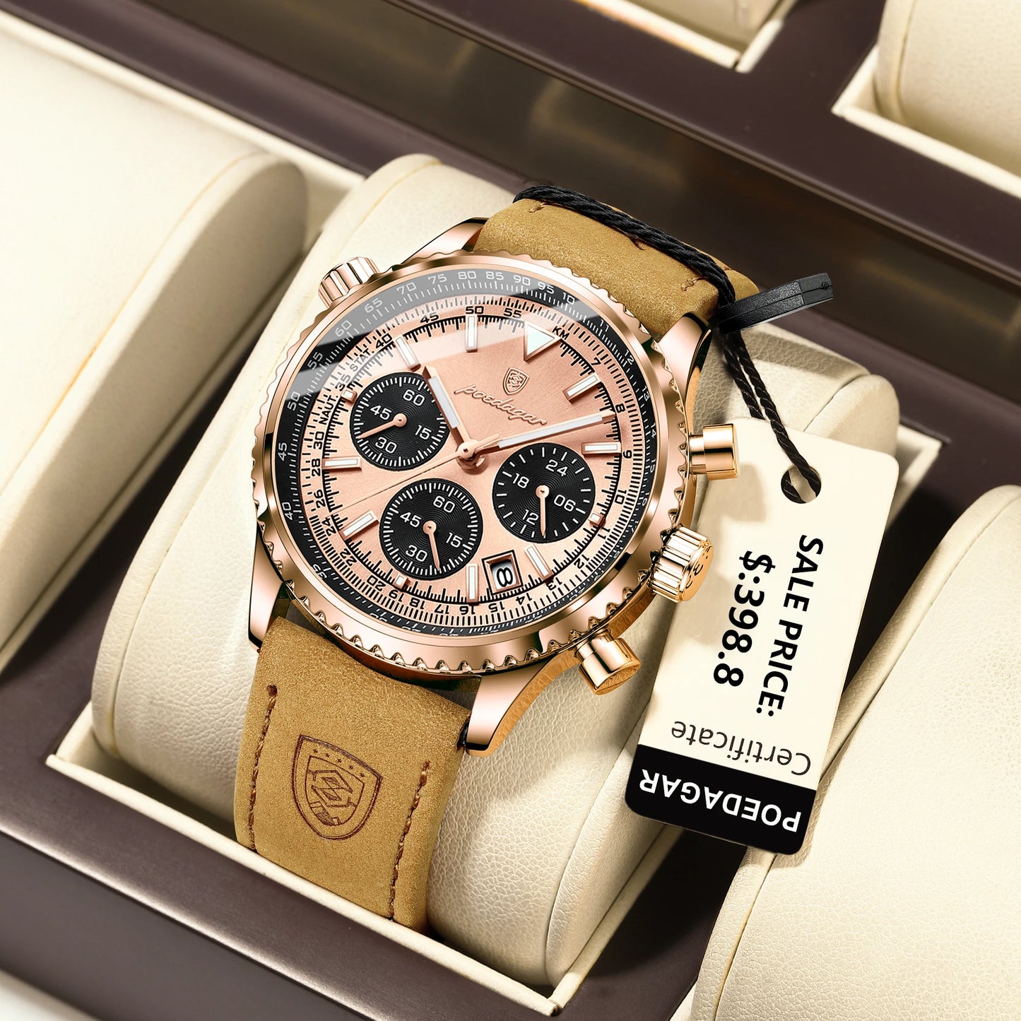 Prestige Chronograaf - Imposant, krachtig en elegant.