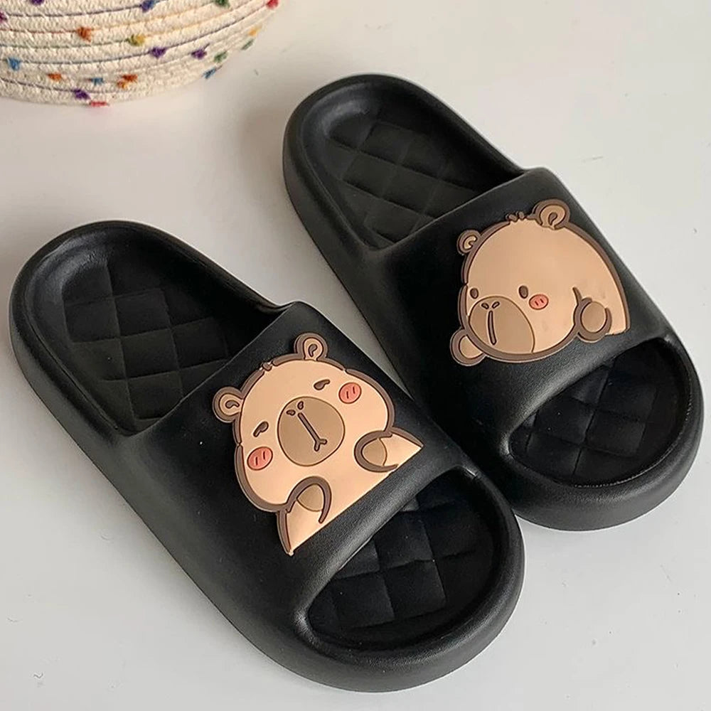 LANZZI Slippers - Schattig Capybara-ontwerp