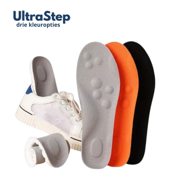 UltraStep - Orthopedische inlegzolen met pijnverlichting en maximaal comfort.