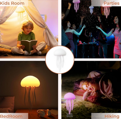 Zwemmende kwallenlamp