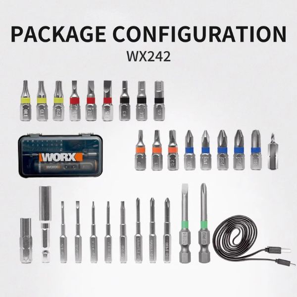 WORX SmartDrive WX242 - "Precisie, kracht, prestaties — waar u het ook nodig hebt."