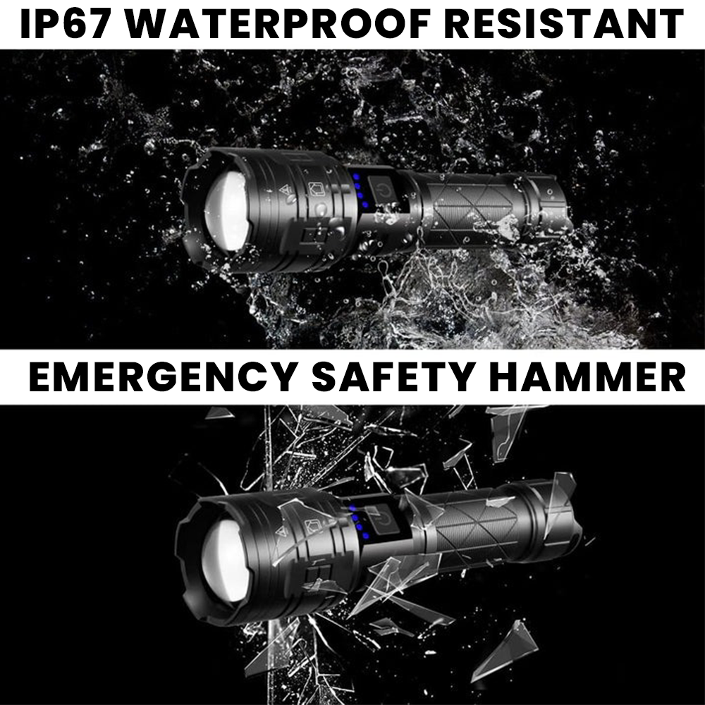 Ultraheldere zoombare zaklamp