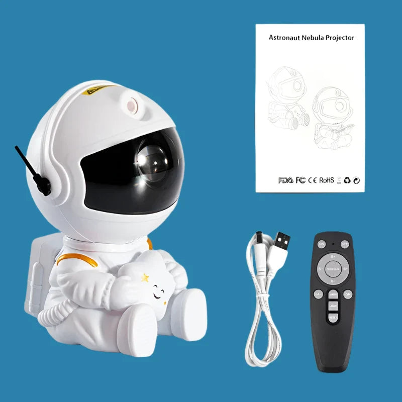 LANZZI Astronaut Galaxy Nachtlamp Projector