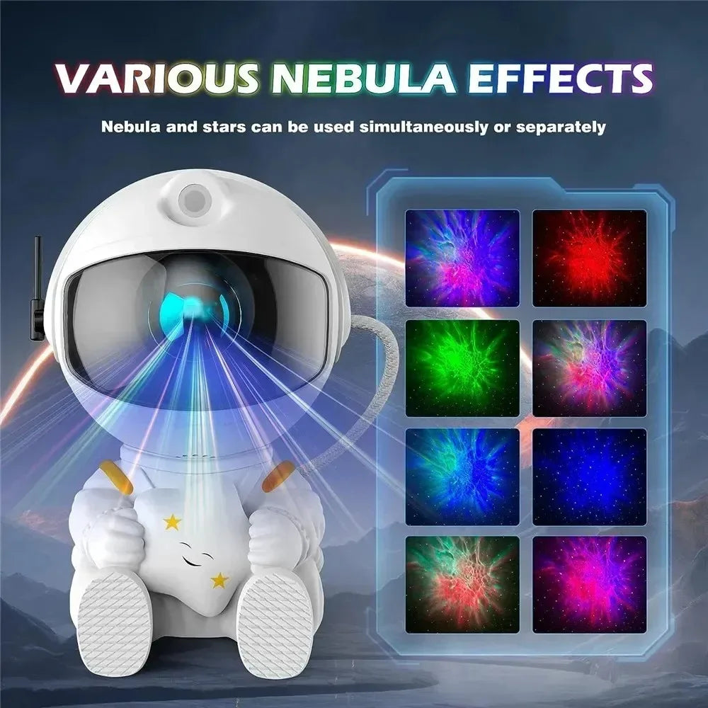 LANZZI Astronaut Galaxy Nachtlamp Projector