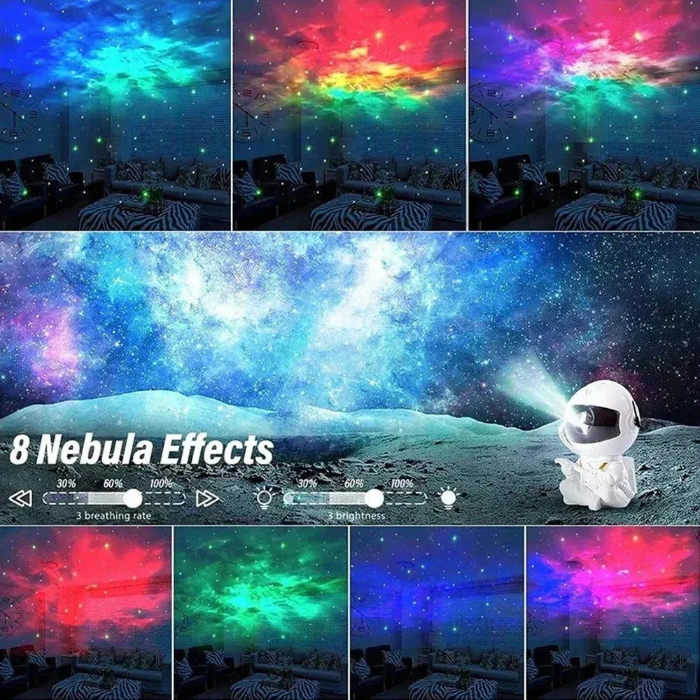 LANZZI Astronaut Galaxy Nachtlamp Projector