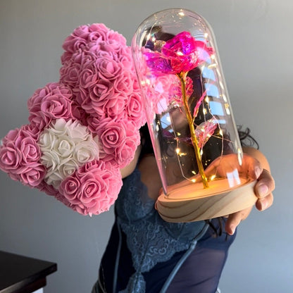 LANZZI Liefdeshart Rozenbeer