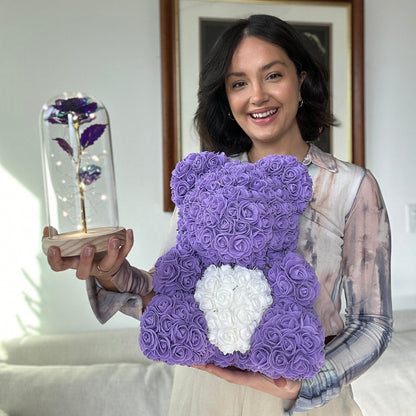 LANZZI Liefdeshart Rozenbeer