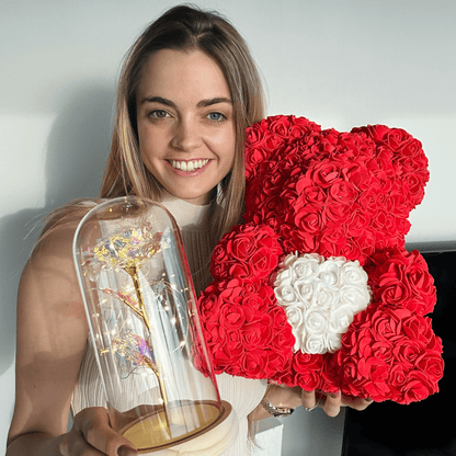 LANZZI Liefdeshart Rozenbeer