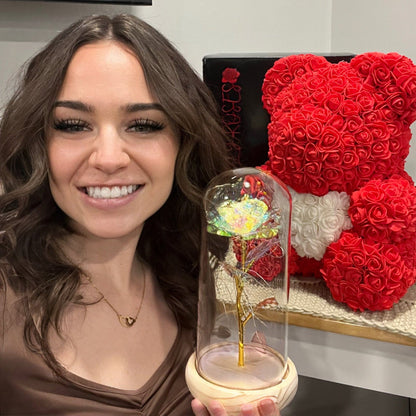 LANZZI Liefdeshart Rozenbeer