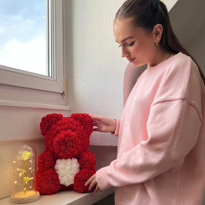 LANZZI Liefdeshart Rozenbeer