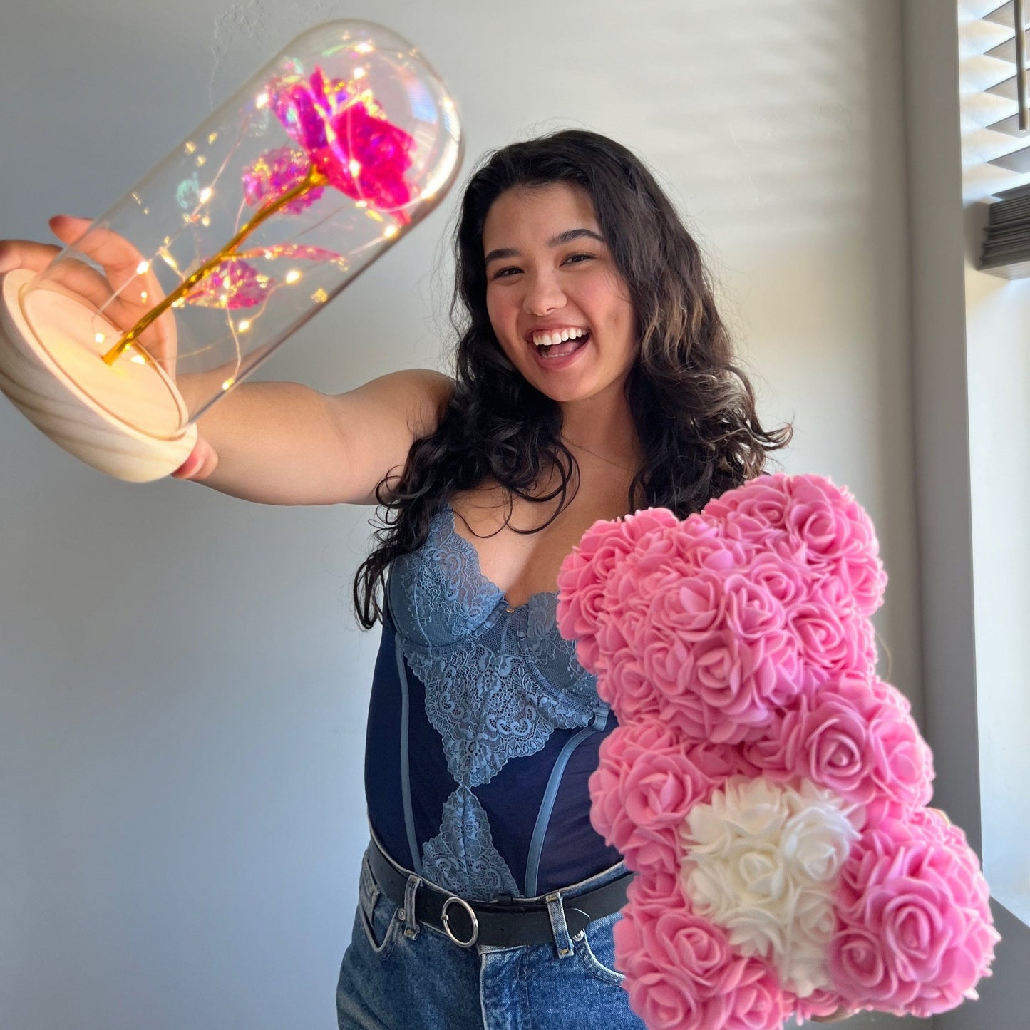 LANZZI Liefdeshart Rozenbeer