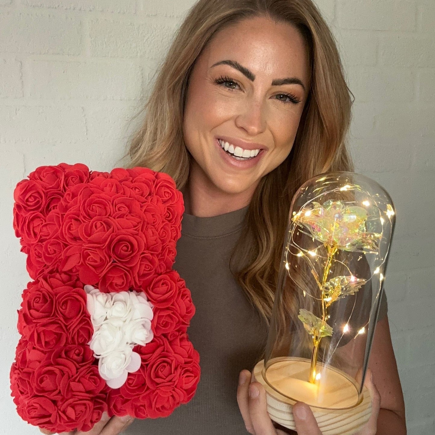 LANZZI Liefdeshart Rozenbeer