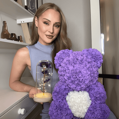 LANZZI Liefdeshart Rozenbeer